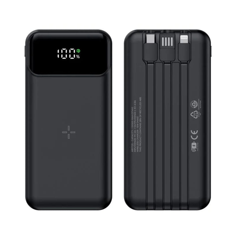 Bowden Eco 22.5W Quick Charge Wireless Power Bank 10,000 mAh