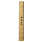 Apex Bamboo Ruler 30cm