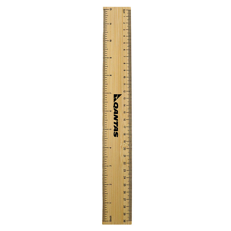 Apex Bamboo Ruler 30cm