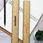 Apex Bamboo Ruler 30cm