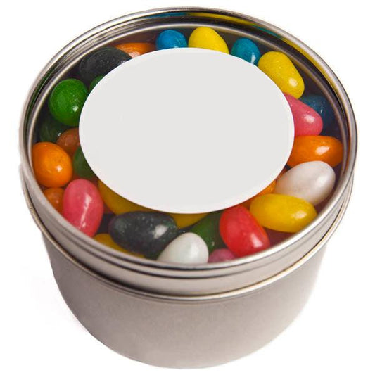 Small Round Window Tin - Jelly Beans 150g