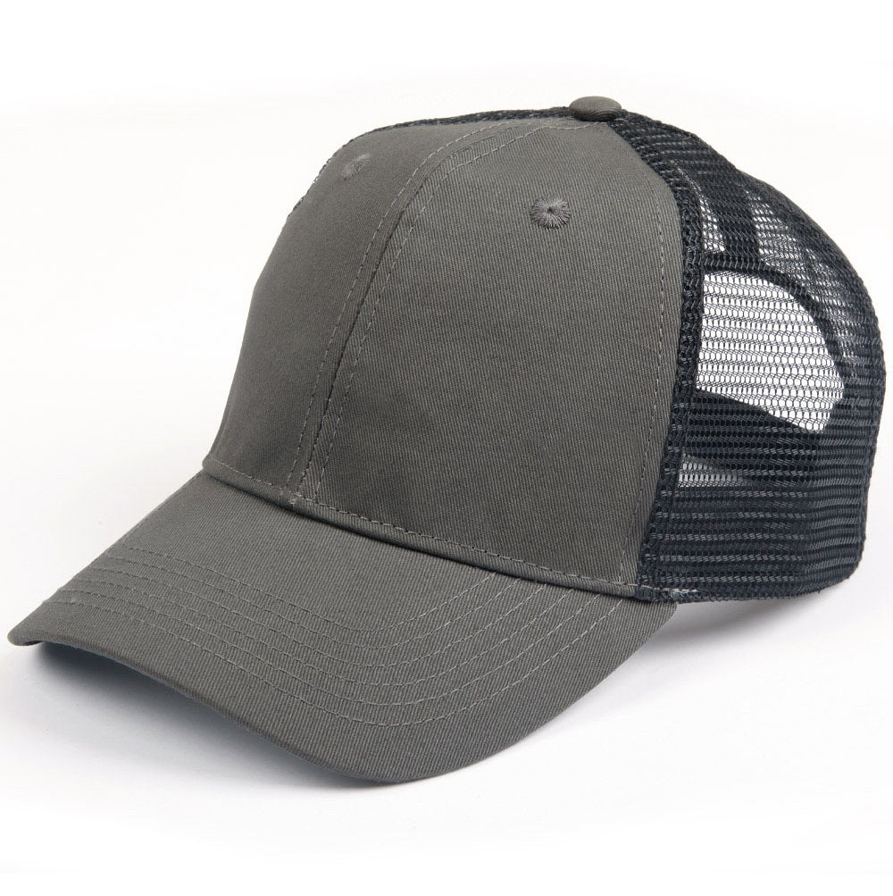 Premium Cotton + Nylon Mesh Trucker Cap