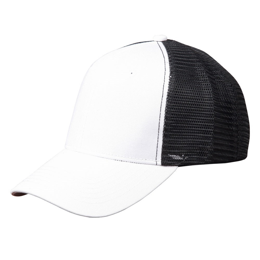 Premium Cotton + Nylon Mesh Trucker Cap