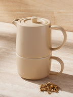 Cafe Life Tea for One With Infuser 450ml Seafoam Gift Box