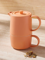 Cafe Life Tea for One With Infuser 450ml Seafoam Gift Box