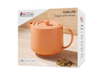 Cafe Life Teapot With Infuser 500ml Cloud Gift Box