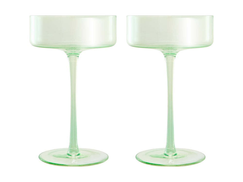 Glamour Coupe Glass 240ml Twin Set