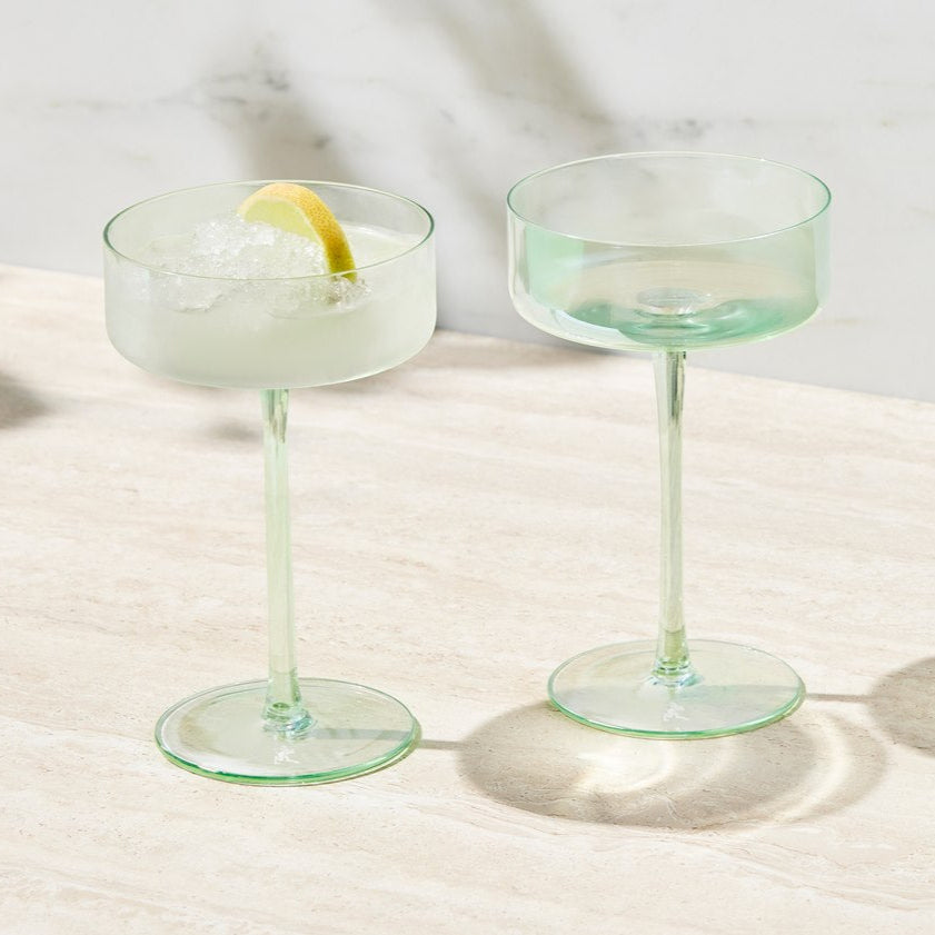 Glamour Coupe Glass 240ml Twin Set