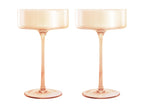 Glamour Coupe Glass 240ml Twin Set