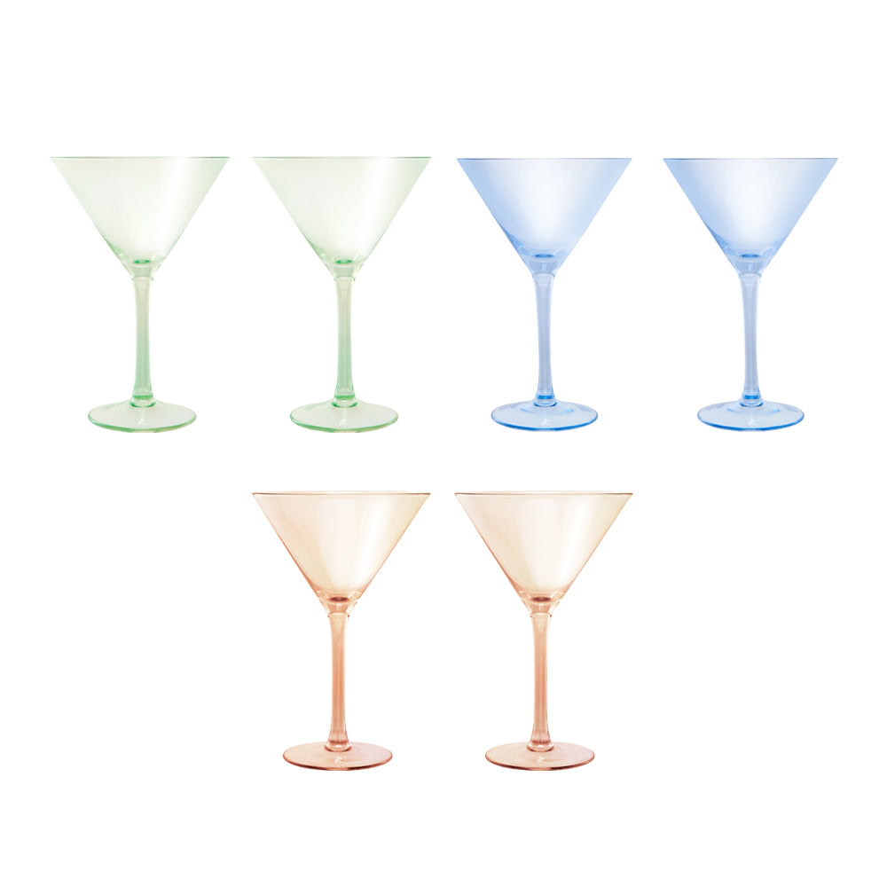 Glamour Martini Glass 230ml Twin Set