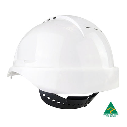 Maxisafe Vented Hard Hat - Sliplock Harness