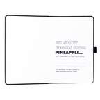 Pineapple Leather Bound JournalBook
