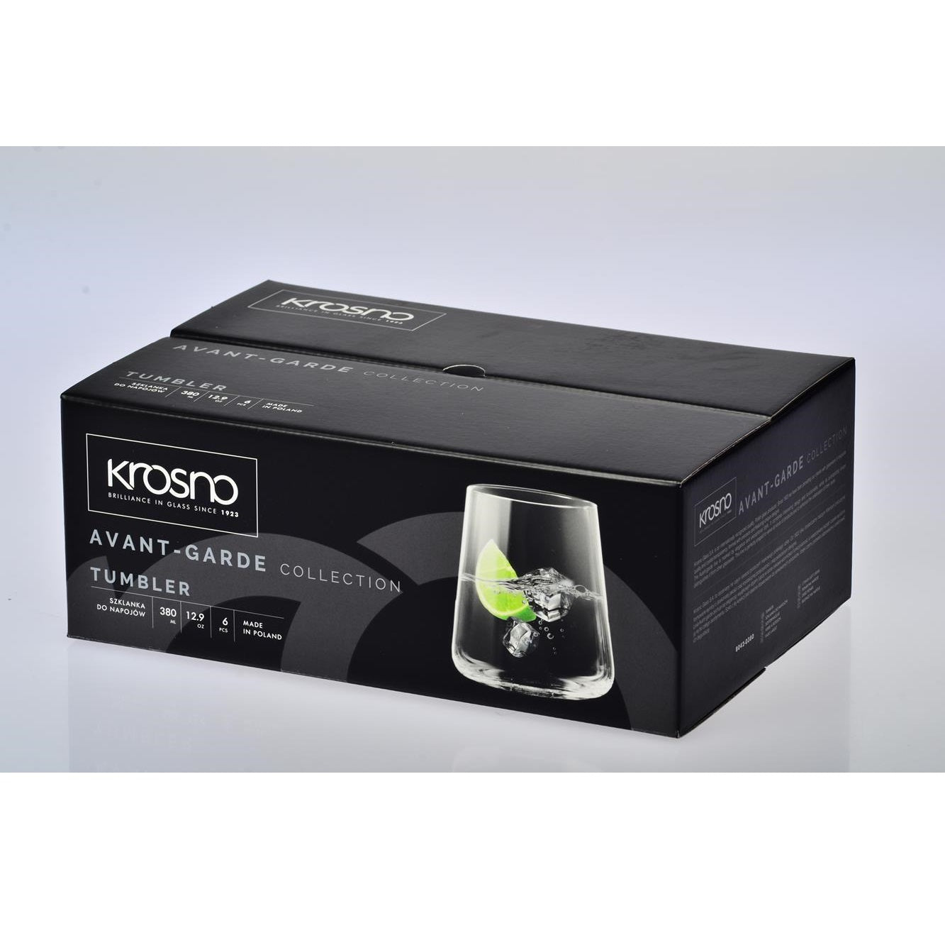 Krosno Avant-Garde Tumbler 380ml 6pc Gift Box