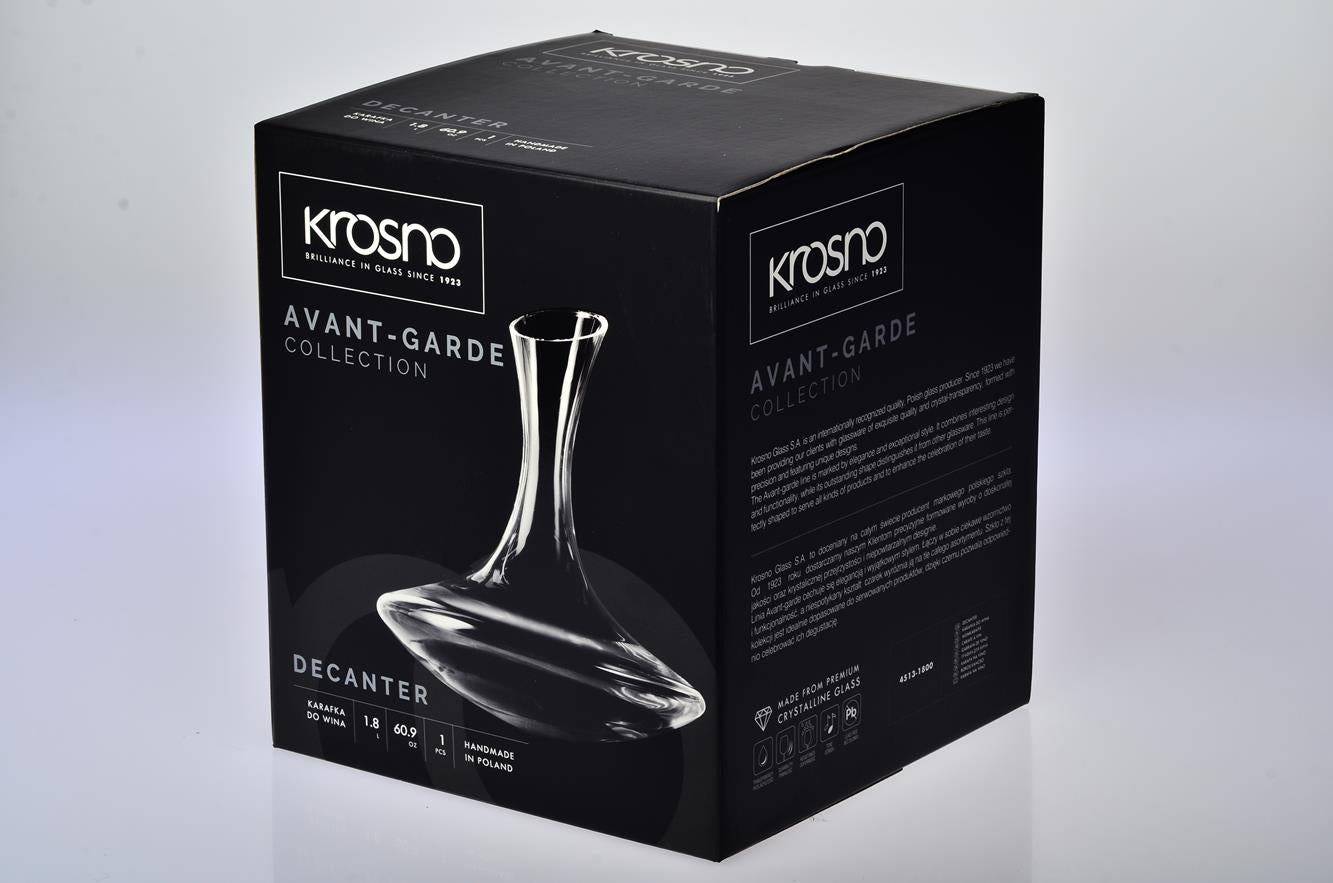 Krosno Avant-Garde Wine Carafe 1.8L Gift Box