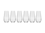 Krosno Harmony Stemless Flute 230ml 6 Gift Box