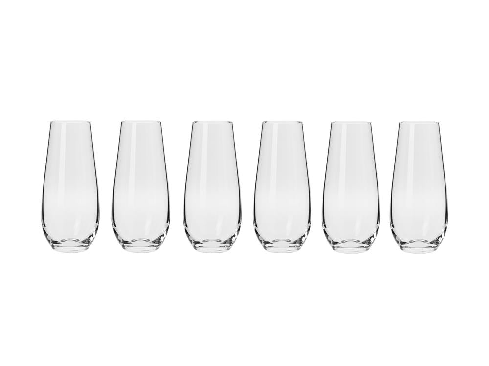 Krosno Harmony Stemless Flute 230ml 6 Gift Box