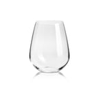 Krosno Harmony Stemless Wine Glass 400ml 6pc Gift Box