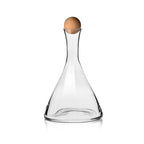 Krosno Connoisseur Wine Decanter Beechwood Stopper 1L