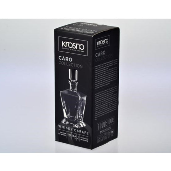 Krosno Caro Whisky Carafe 750ml Gift Box