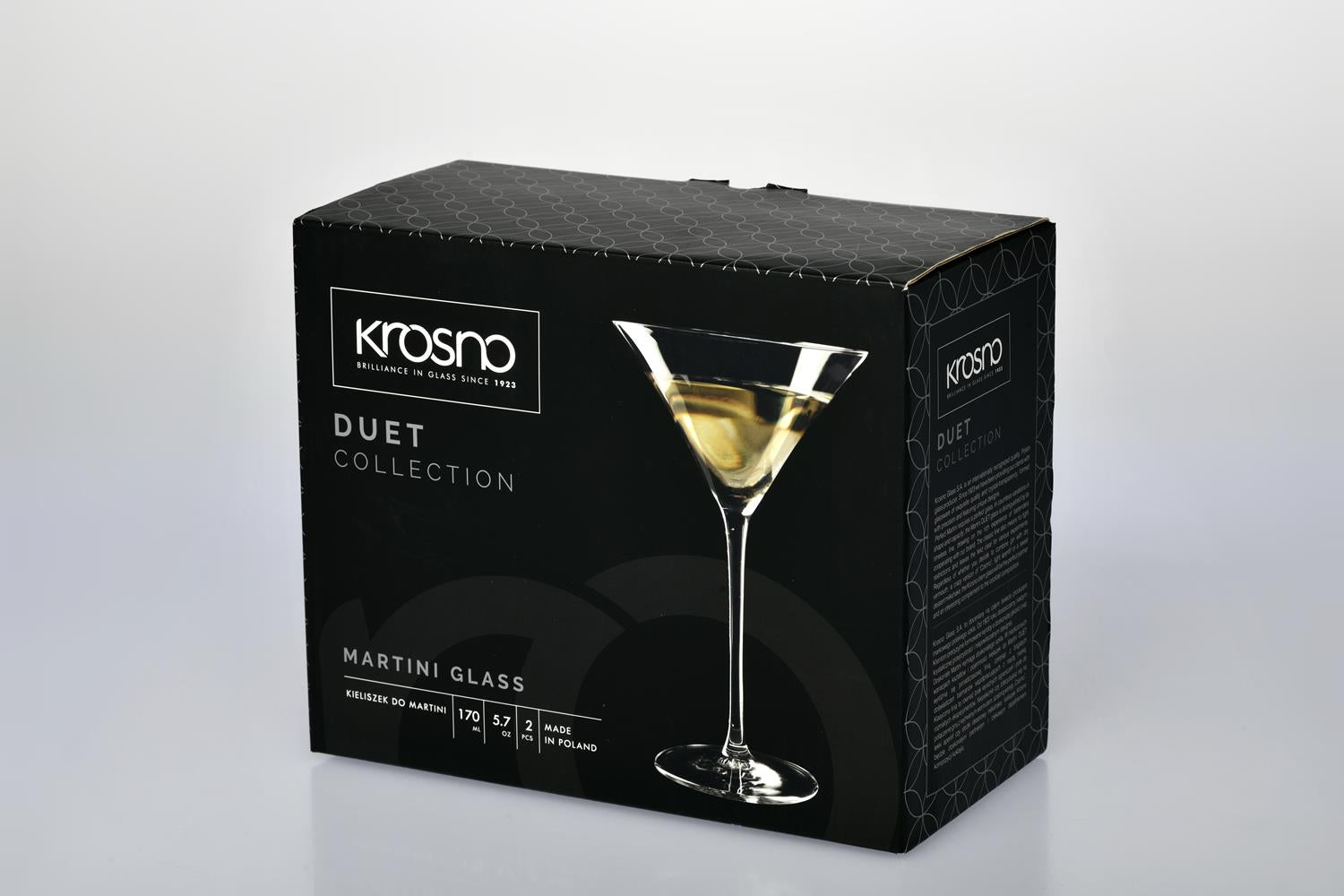 Krosno Duet Martini Glass 170ml Twin Set