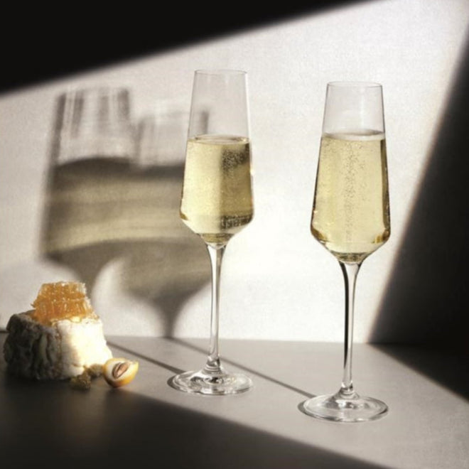 Krosno Avant-Garde Champagne Flute 180ml 6pc Gift Box