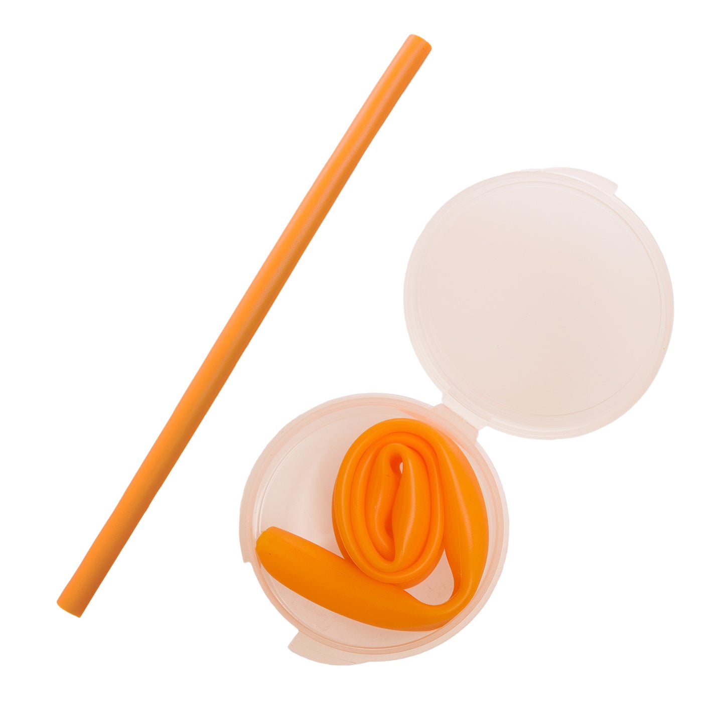 Silicone Straw in Case