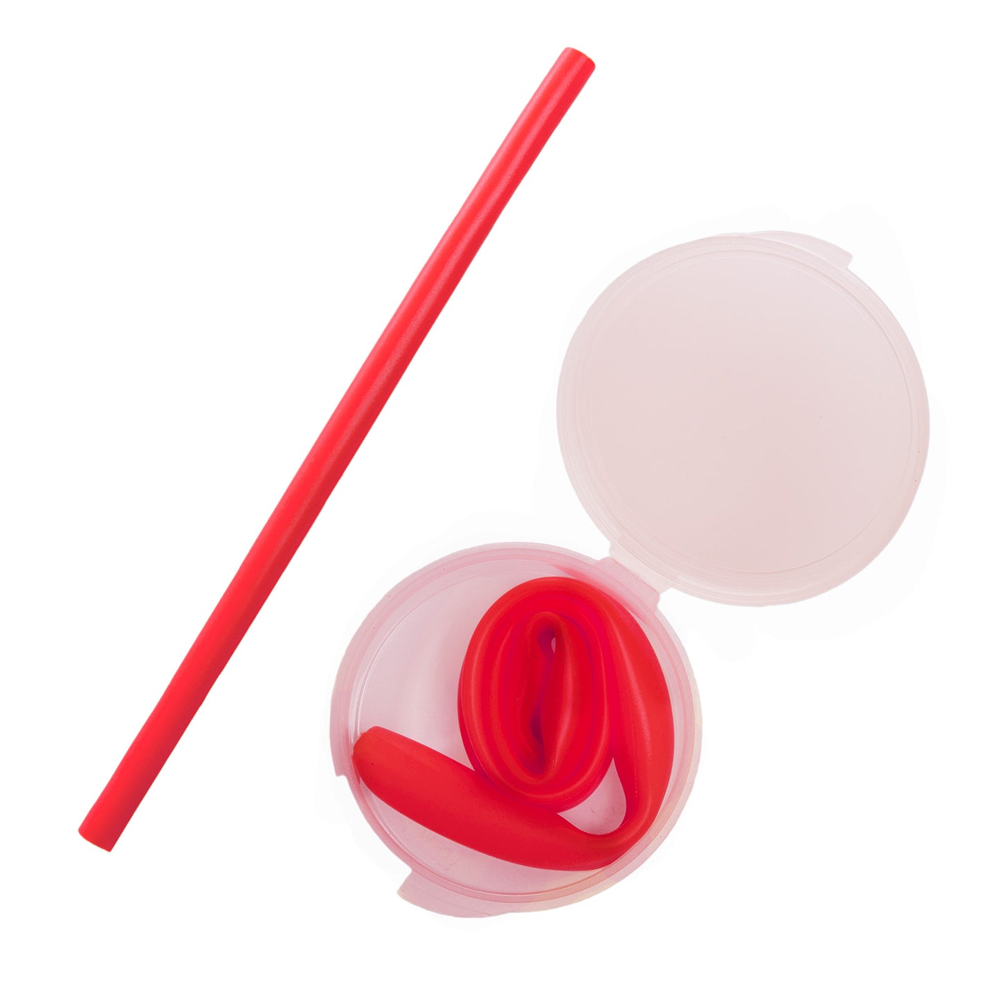 Silicone Straw in Case