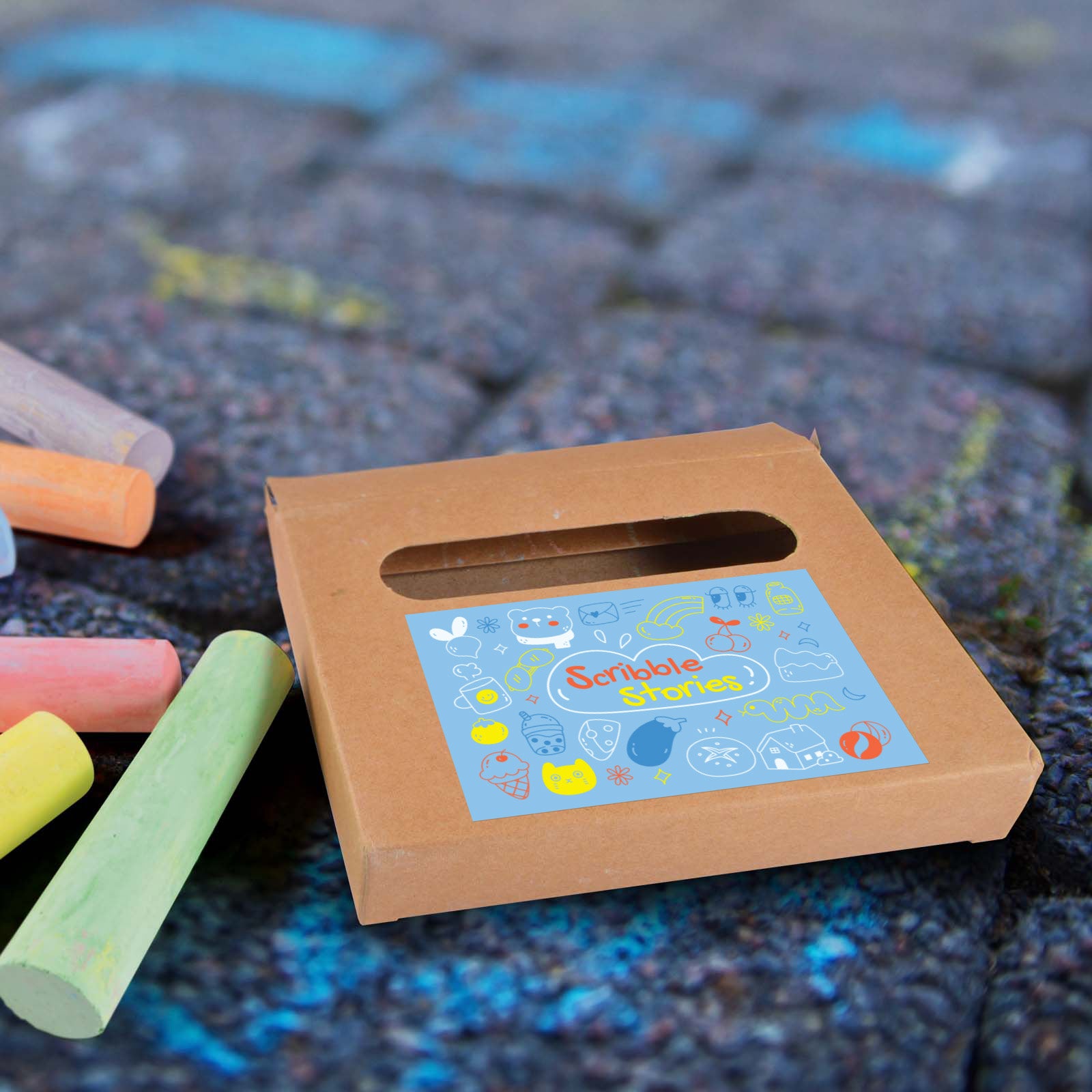 Sketch Pavement Chalk