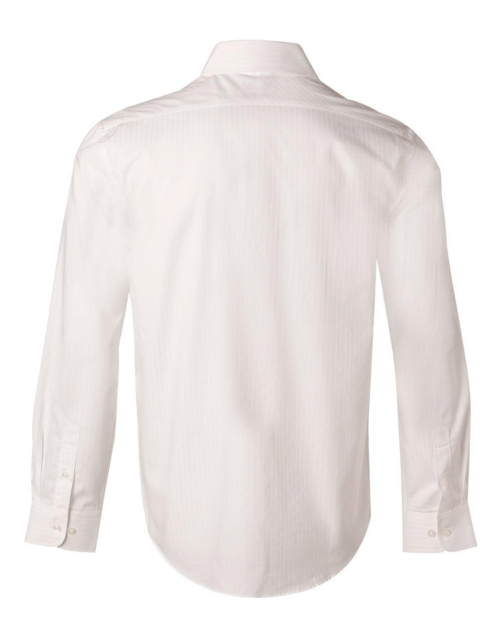 Self Stripe Long Sleeve Mens Shirt