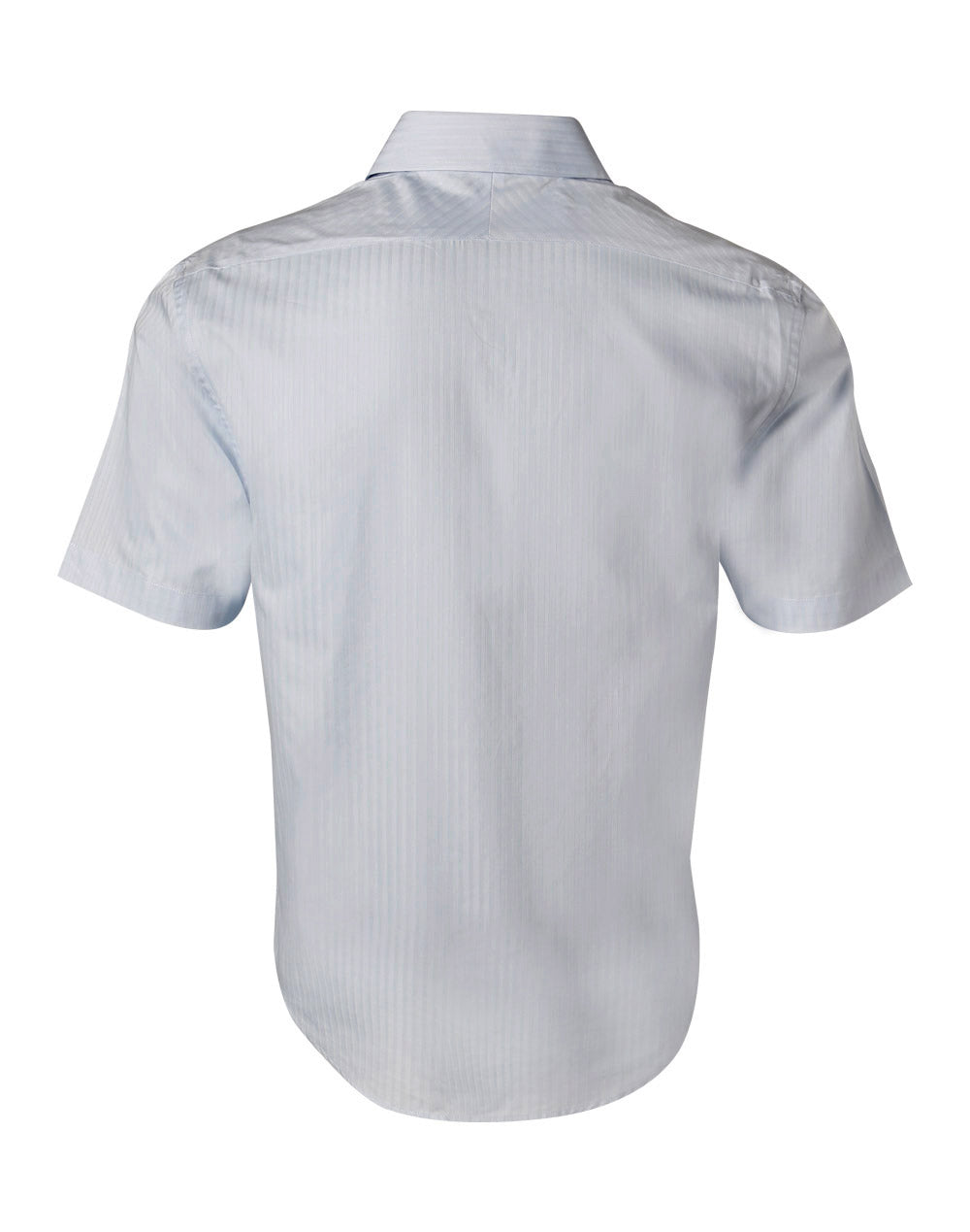 Self Stripe Short Sleeve Mens Shirt