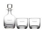 Maxwell & Williams Diamante Stacked Decanter 3pc Set