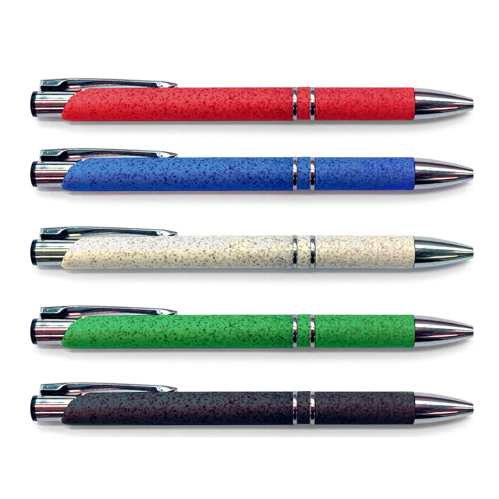Wheat Straw Slimline Silver Pen