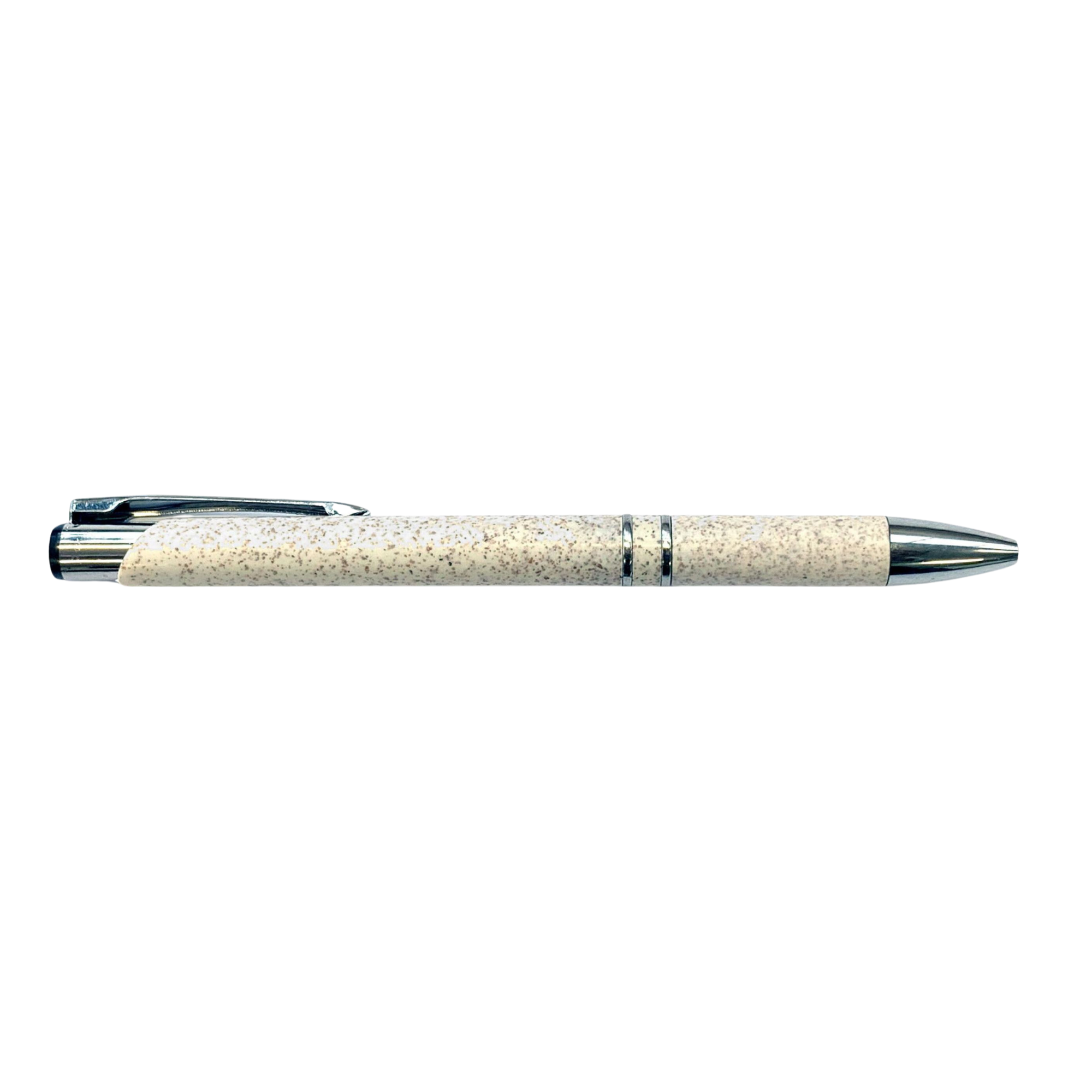 Wheat Straw Slimline Silver Pen