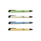 Wheat Straw Slimline Black Pen