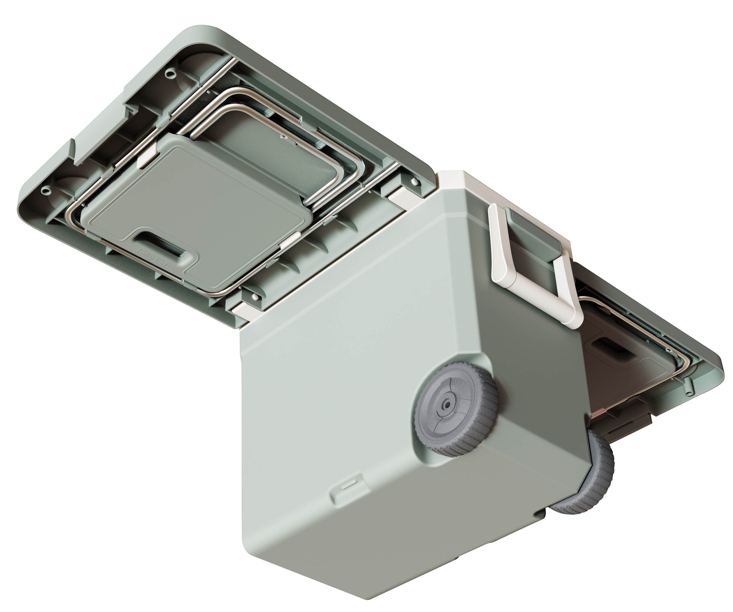 Cooler Box With Table and Chair