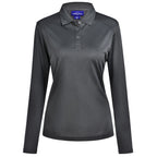 Lucky Bamboo Polo Ladies Long Sleeve