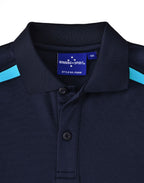 Sustainable Poly/Cotton Contrast SS Kids Polo