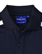 Sustainable Poly/Cotton Contrast SS Kids Polo