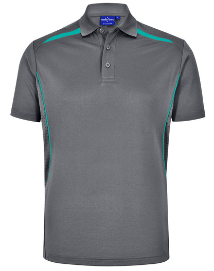 Sustainable Poly/Cotton Contrast SS Mens Polo