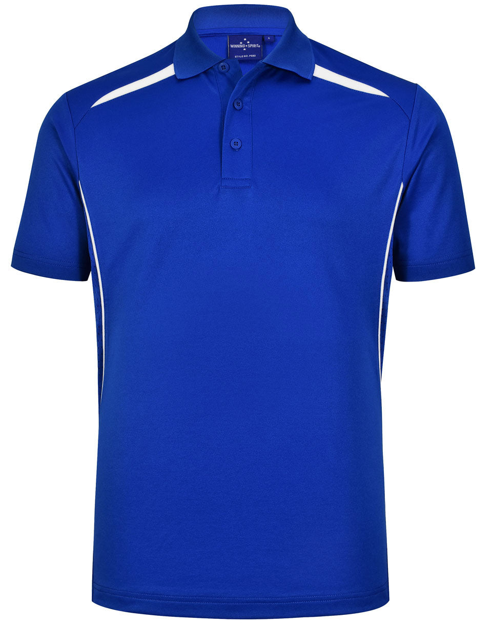 Sustainable Poly/Cotton Contrast SS Mens Polo