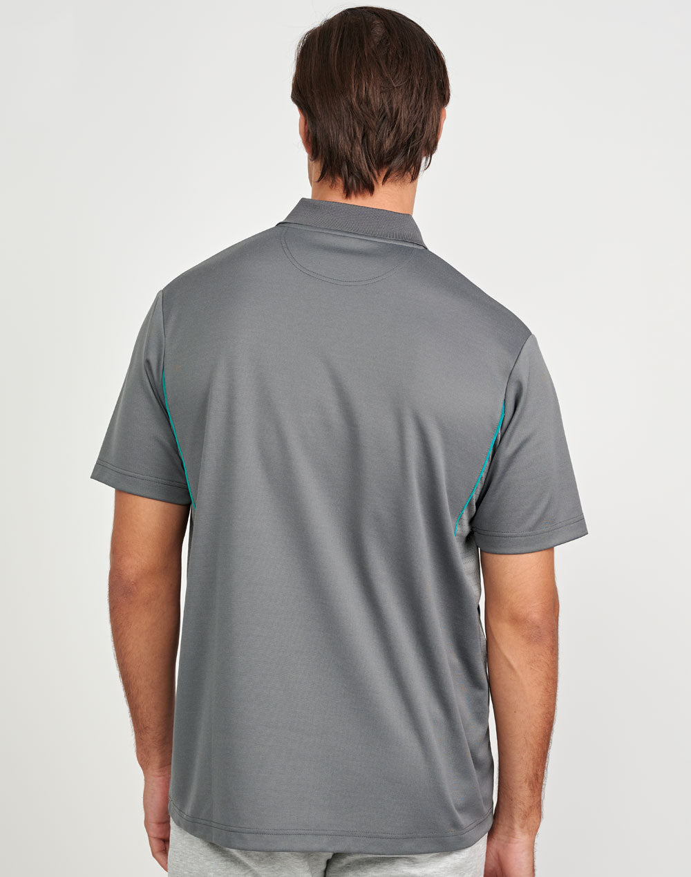 Sustainable Poly/Cotton Contrast SS Mens Polo