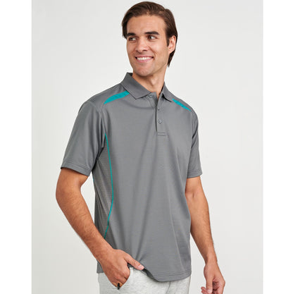 Sustainable Poly/Cotton Contrast SS Mens Polo