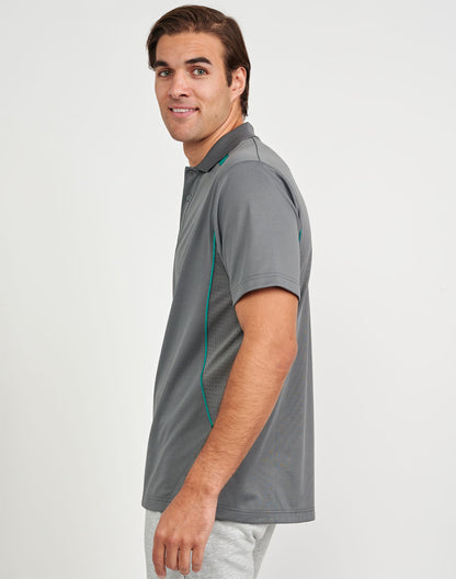 Sustainable Poly/Cotton Contrast SS Mens Polo