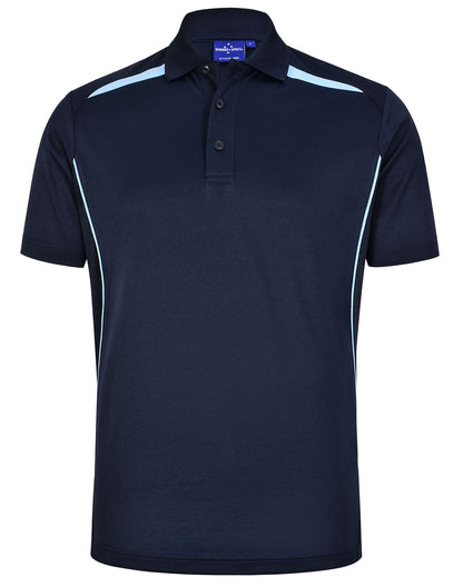 Sustainable Poly/Cotton Contrast SS Mens Polo