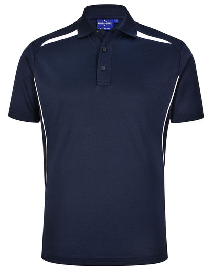 Sustainable Poly/Cotton Contrast SS Mens Polo