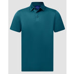 Sustainable Jacquard Knit Mens Polo