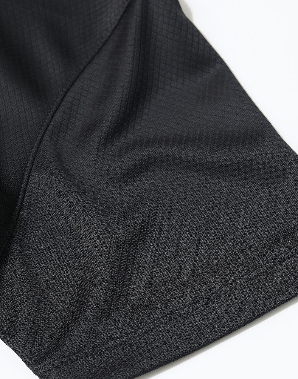 Sustainable Jacquard Knit Mens Polo