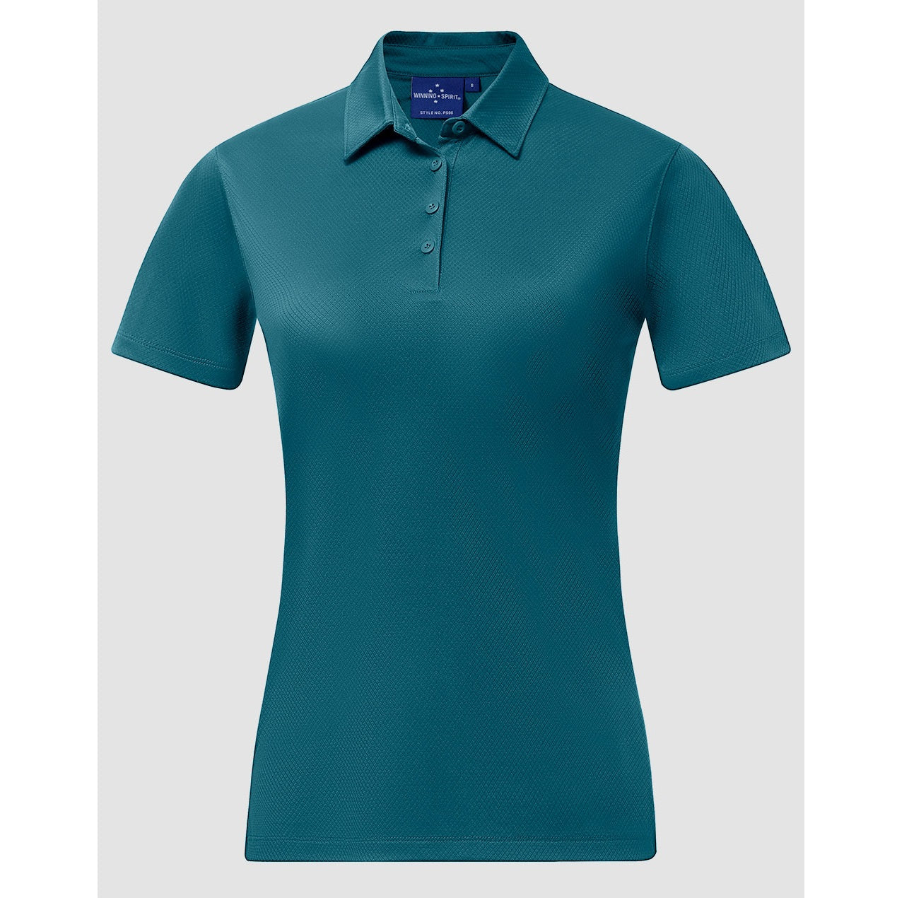 Sustainable Jacquard Knit Ladies Polo