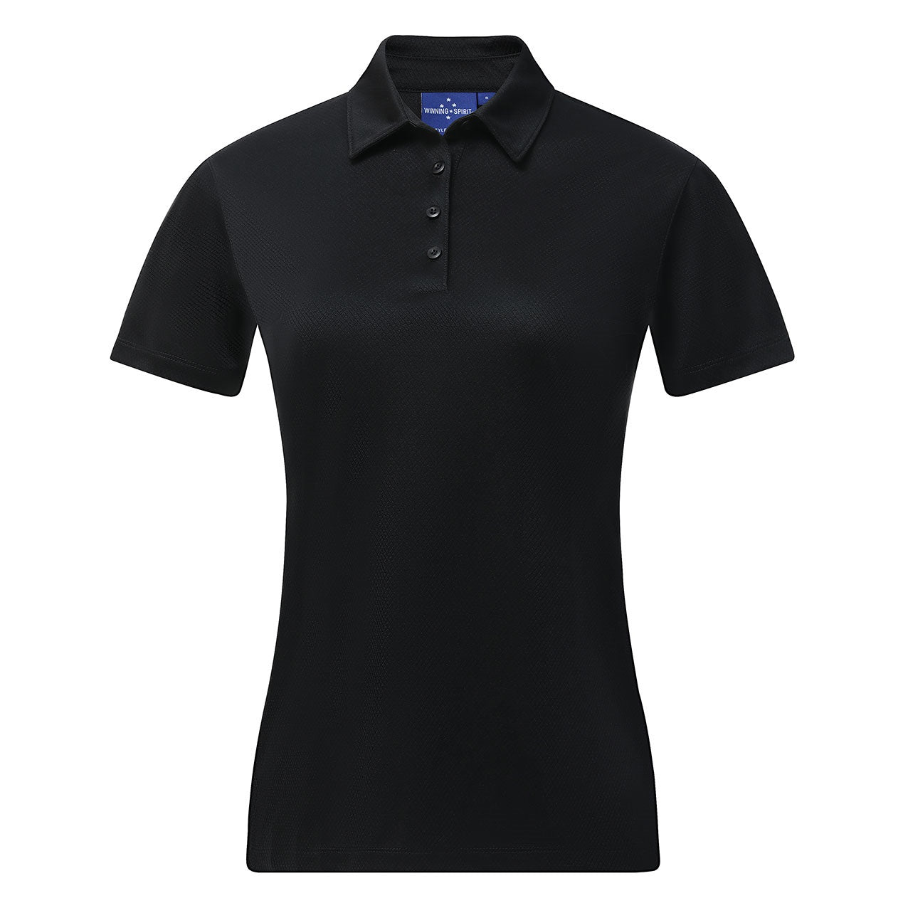 Sustainable Jacquard Knit Ladies Polo