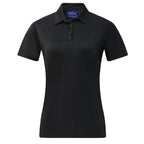 Sustainable Jacquard Knit Ladies Polo